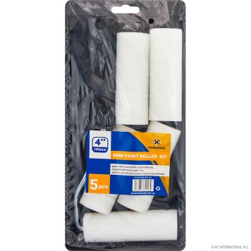 5pc 4" Mini Foam Roller Tray Set