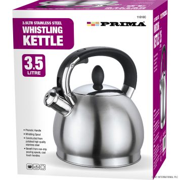 Prima 3.5L Stainless Steel Brushed Whistling Kettle