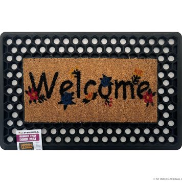 Coco Welcome Red Blue Star Door Mat – 40x60cm - 22098c
