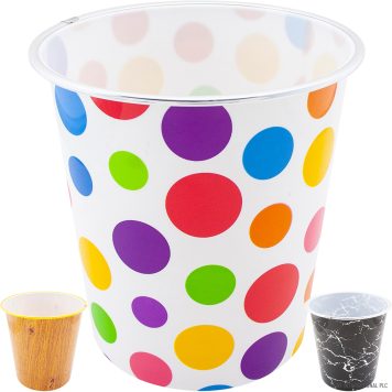 Waste Paper Bin – Assorted Designs – 23058c