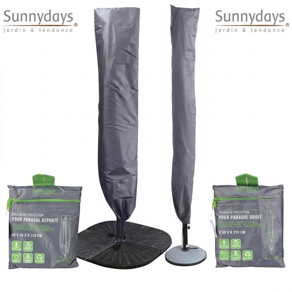 Heavy-Duty Polyester Parasol Cover (210cm Length)