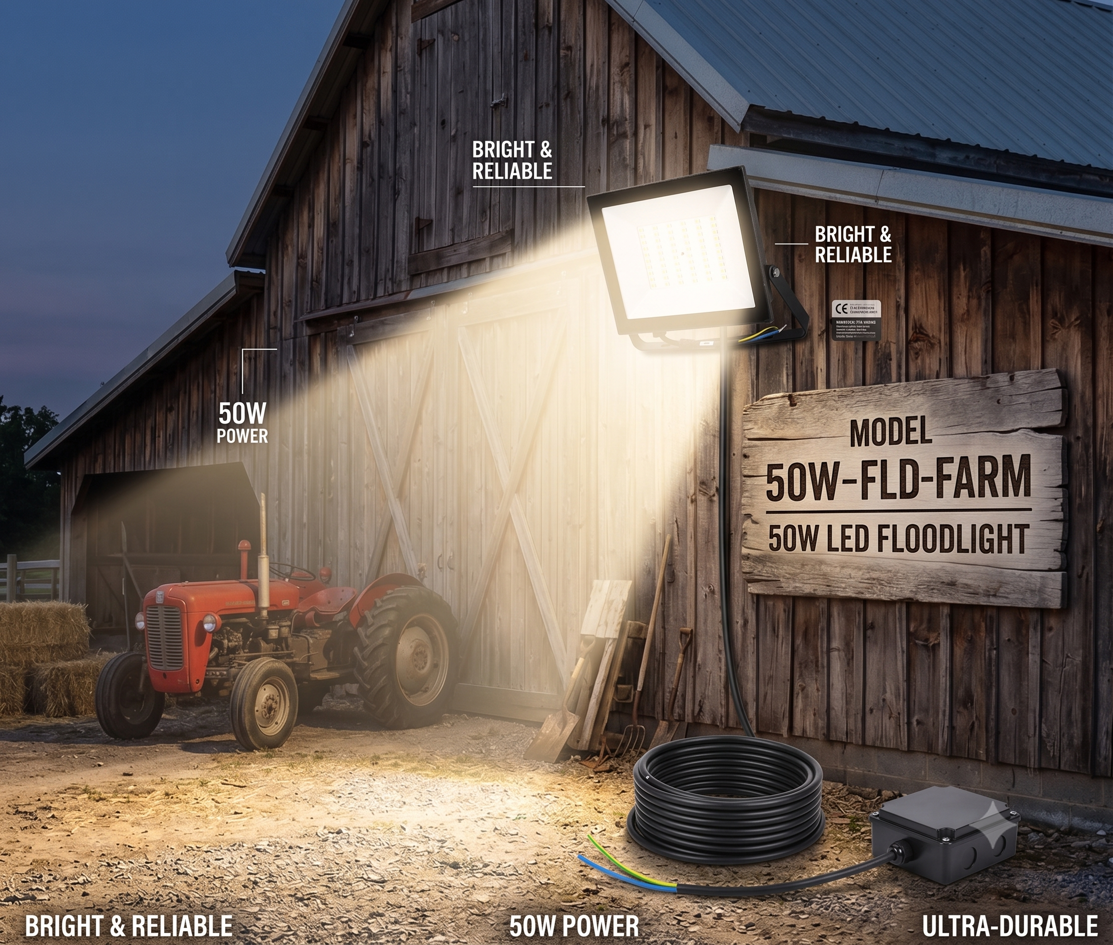 Securlec LED Floodlight 50w - Image 2