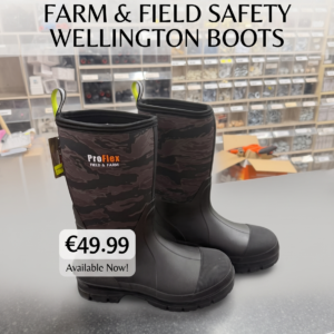 ProFlex Field and Farm Safety Wellington boot Camouflage