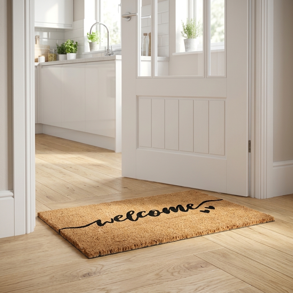 40x60cm Welcome heart coir door mat
