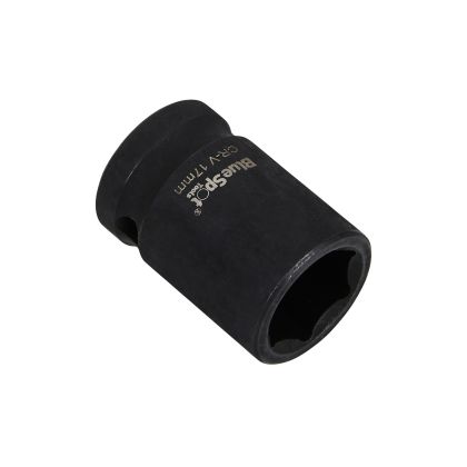 Blue Spot Tools 17mm Individual Shallow Impact Hex Socket (3/8" Drive)