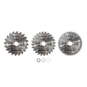 Blue Spot Tools 3 PCE 184mm x 30mm TCT Circular Saw Blades (20, 24 & 40T)