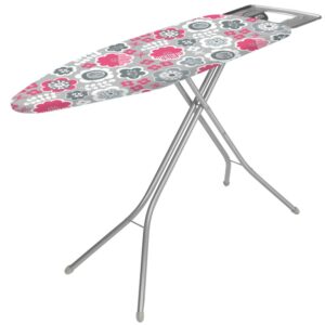 Minky Ergo Plus Wide Multi-Height Ironing Board Silver (122 x 43cm)