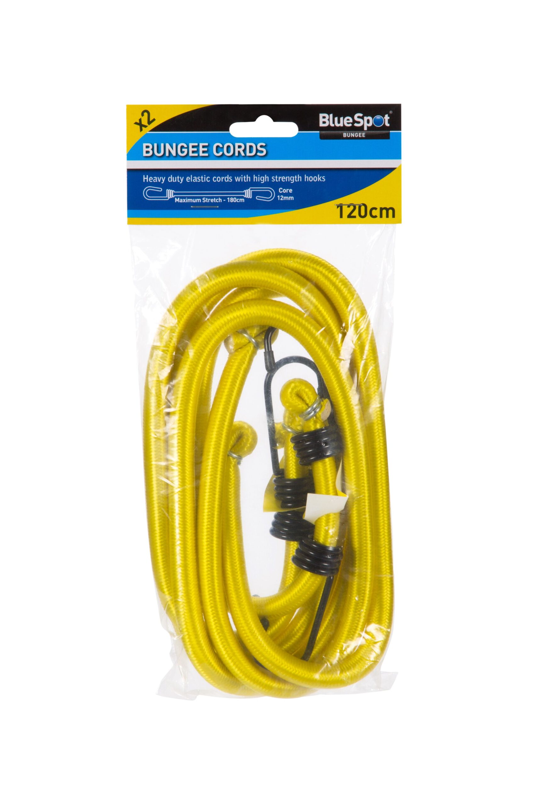 Blue Spot Tools 2 PCE 120cm (48") Extra-Long Bungee Cord Set