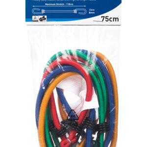 Blue Spot Tools 4 PCE 75cm (30") Heavy Duty Bungee Cord Set