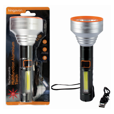 Pro User Rechargeable Multifunction Aluminium Work Torch