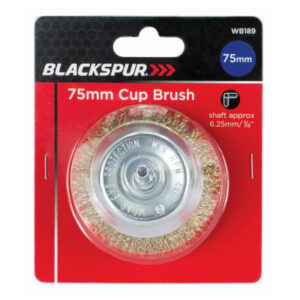 Blackspur 75mm (3") Crimped Wire Cup Brush (M14 / Hex Fitting)