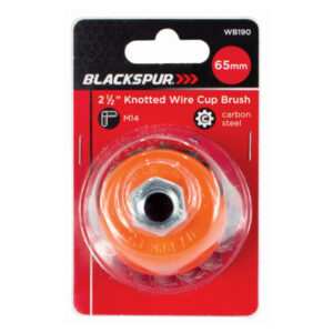 Blackspur 65mm (2.5") Knotted Wire Cup Brush