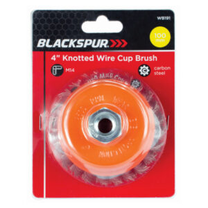 Blackspur 100mm (4") Knotted Wire Cup Brush