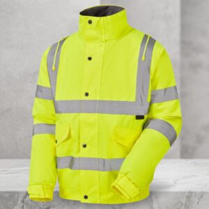 Hi-Viz Bomber Jacket - Yellow