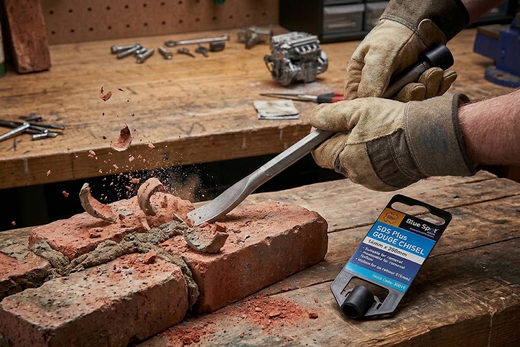 Blue Spot Tools 14mm x 250mm SDS Plus Gouge Chisel