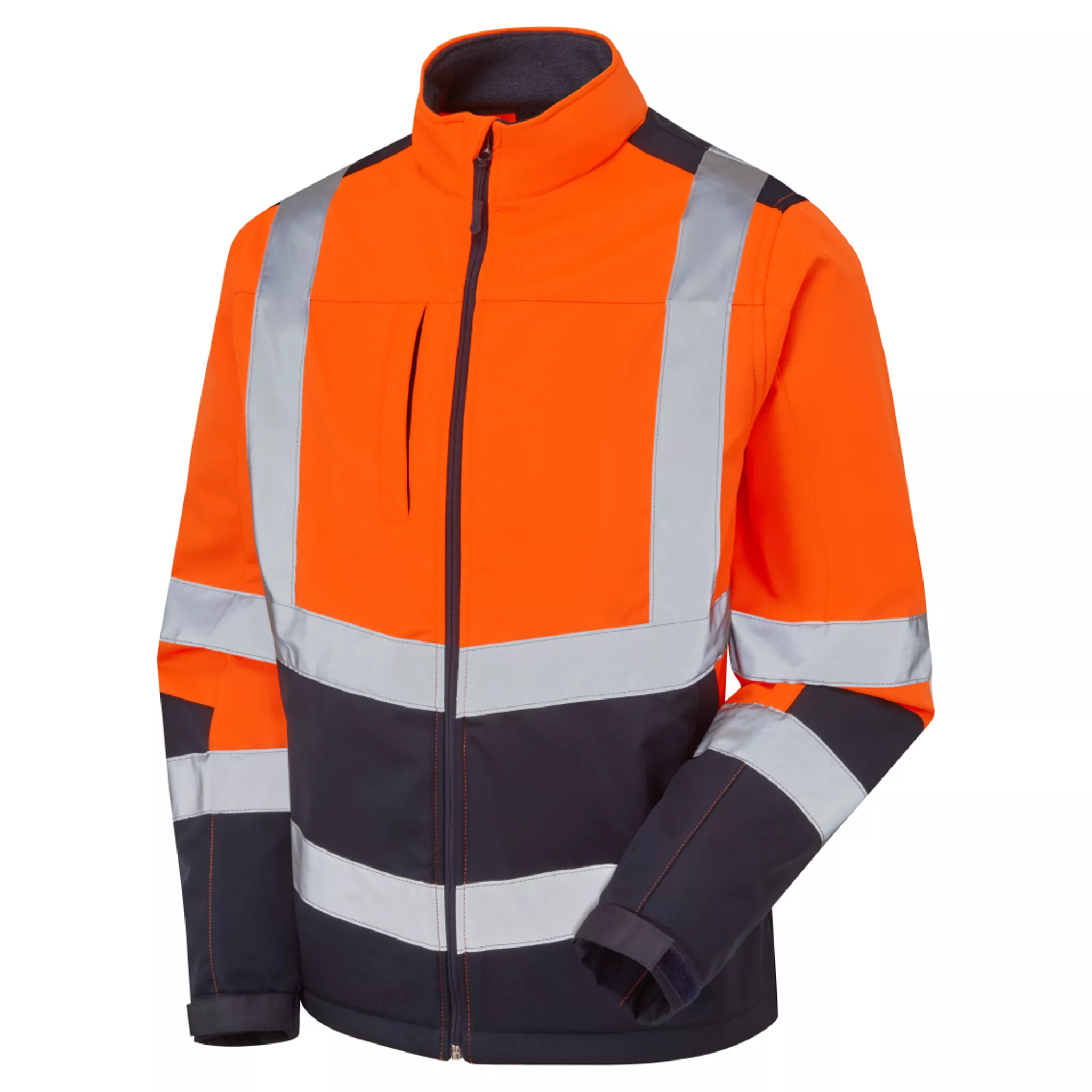 Supertouch Hi Vis 2 Tone Orange Softshell Jacket