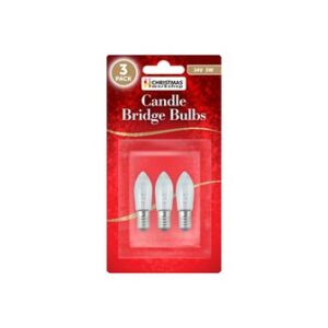 3pcs Replacement Candle Bridge Bulbs