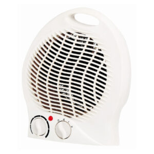 Kingavon 2kW Upright Portable Fan Heater - White