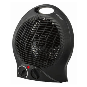 Kingavon 2kW Upright Portable Fan Heater - Black