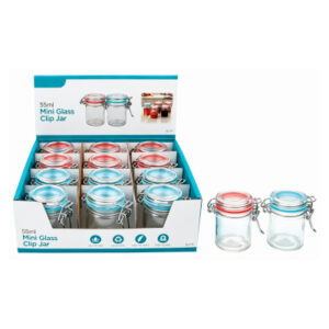 Ashley 50ml Mini Glass Clip-Top Storage Jar