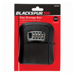Blackspur Weatherproof ABS Wall Mounted Key Storage Safe Box KS402