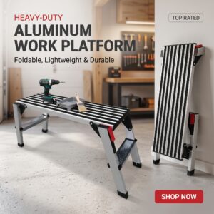 Aluminium Step Up Work Platform Safeline